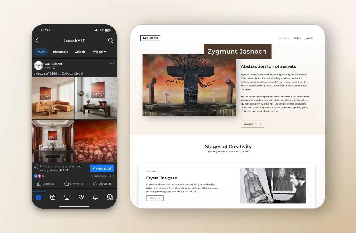 Jasnoch Artist Site